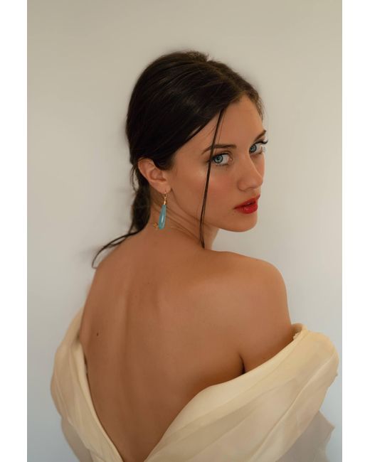 Katy Faye Blue Daria Sky Earrings
