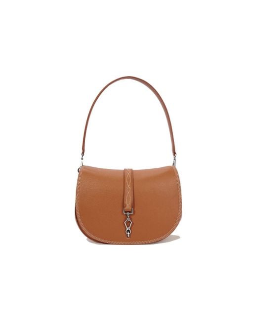 orYANY Brown Western Stitch Saddle Bag