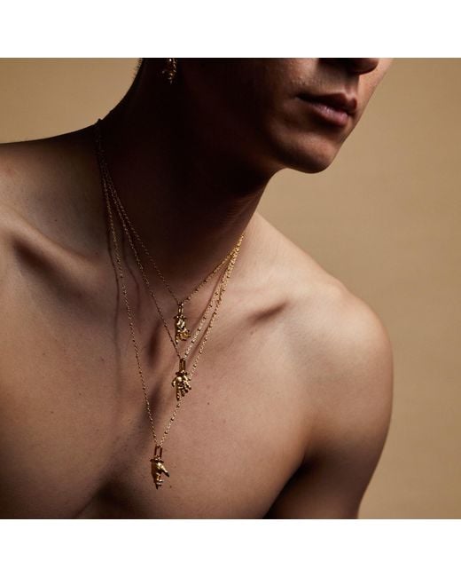 Kasun Metallic Hand Of The Protector Pendant for men