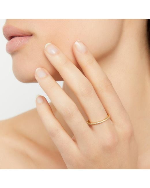 Argento Vivo Metallic Harper Dainty Infinity Band