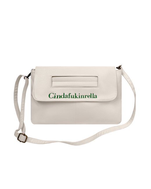 Lilly Loves White Cinderfuckinrella Clutch Bag