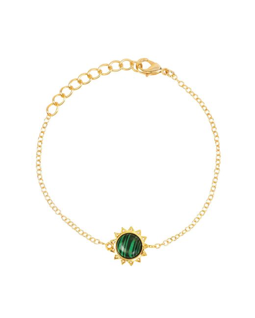 Lila Rasa Green Malachite May Birthstone Harmonize Energy & Radiate Well-Being. Jewellery Set Necklace, Earrings & Bracelet
