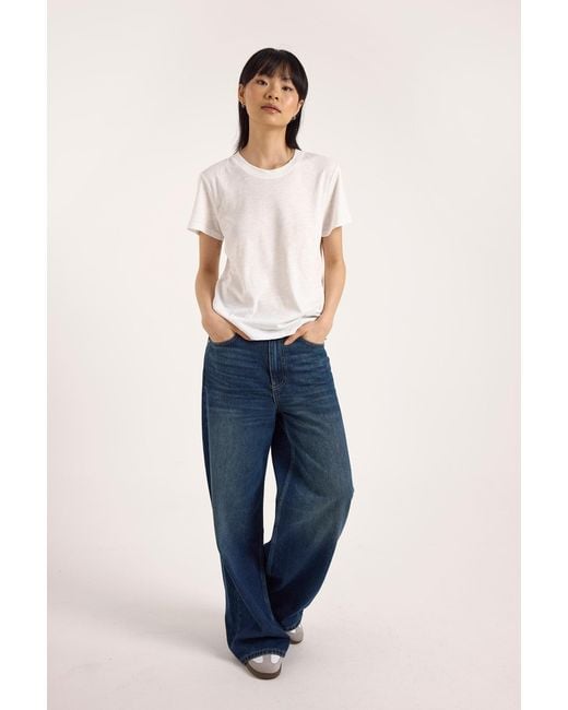 Brodie Cashmere White Weekend Boxy Tee