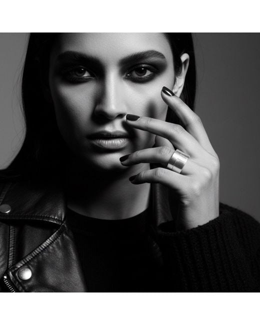 Tg-Jewellery by Tamara Gervasio Metallic Sterling Puzzle Stackable Ring