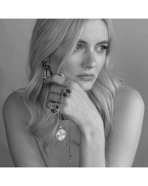 Zepplin the Label Metallic Sanctum Necklace – Sculptural Medallion Talisman