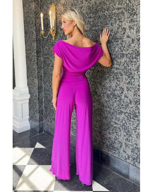 Atom Label Purple Carbon Jumpsuit