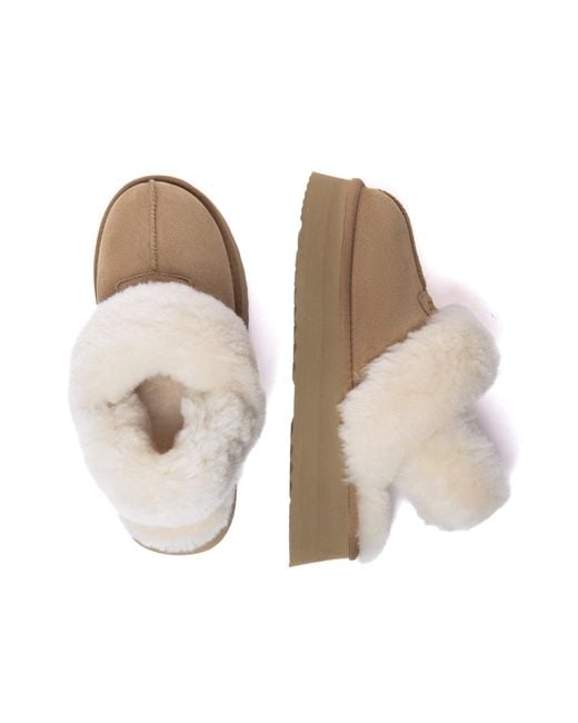 EverAu Australia Metallic Fantail Leather Slippers With Two Removable Straps