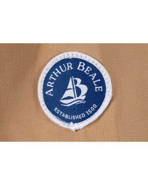 Arthur Beale Red Boat Neck Smock for men