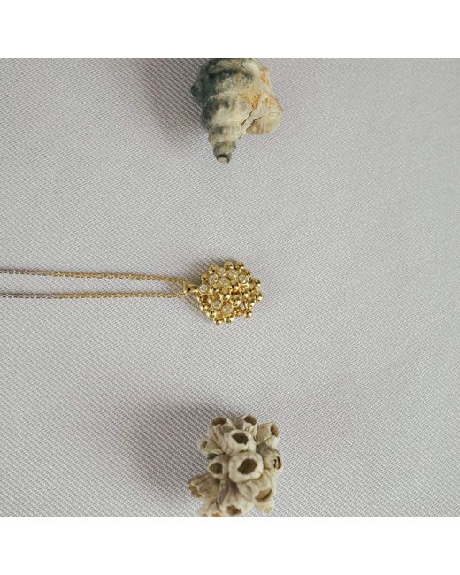 Martina Rozenberg Smira Jewelry Metallic Orbit Pendant