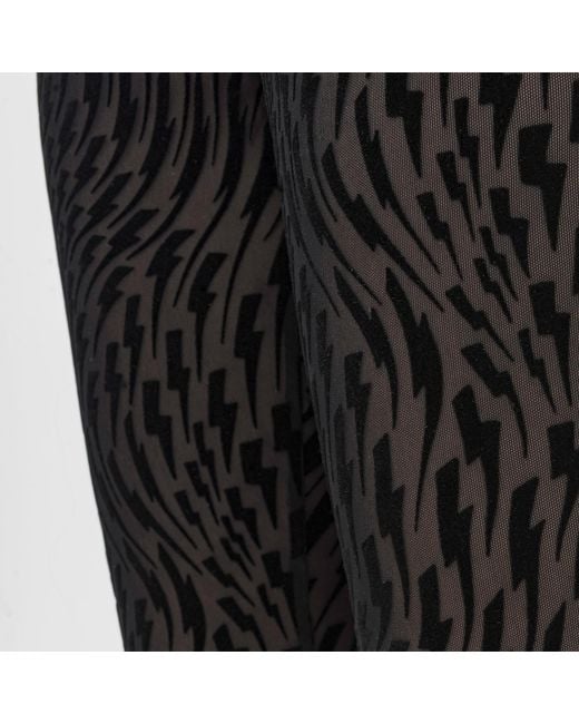 Ekcentrik Black Thunderbeats Flared Pants