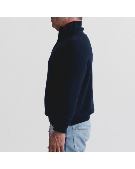 Lindsay Nicholas New York Blue Drew Sweater