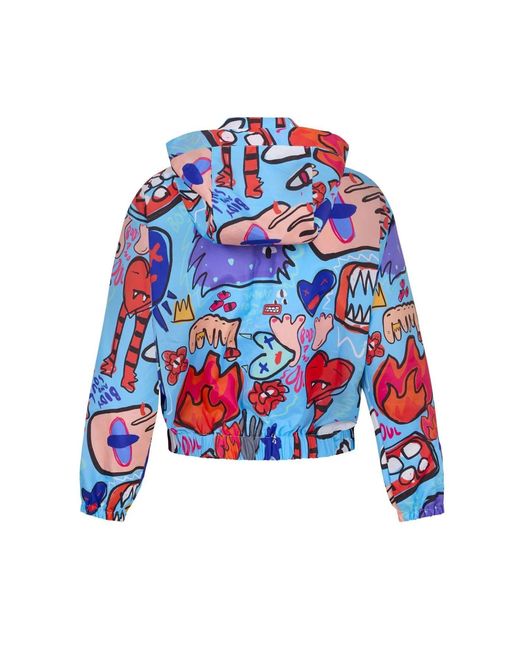 King Naked Blue Body And Soul Windbreaker