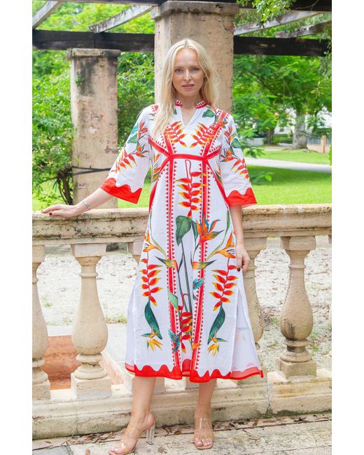 IslaPayal Red Belize Maxi