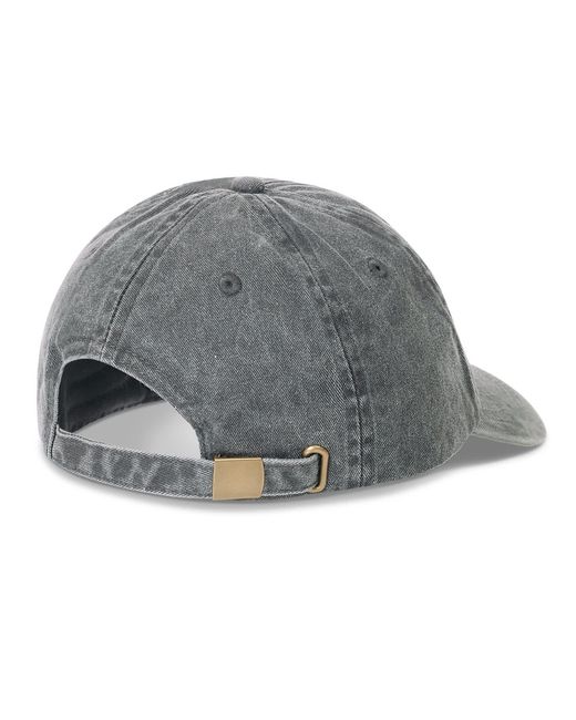 M Sette Paris Gray Signature Embroidered Cap