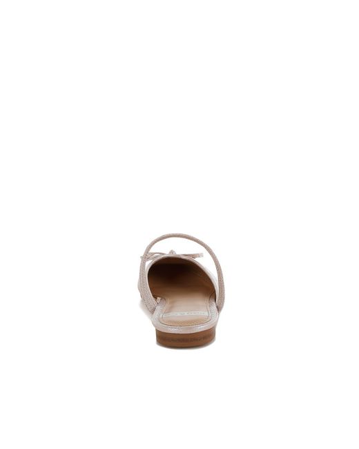 Rag & Co Metallic Opalia Glitter Ballet Mules