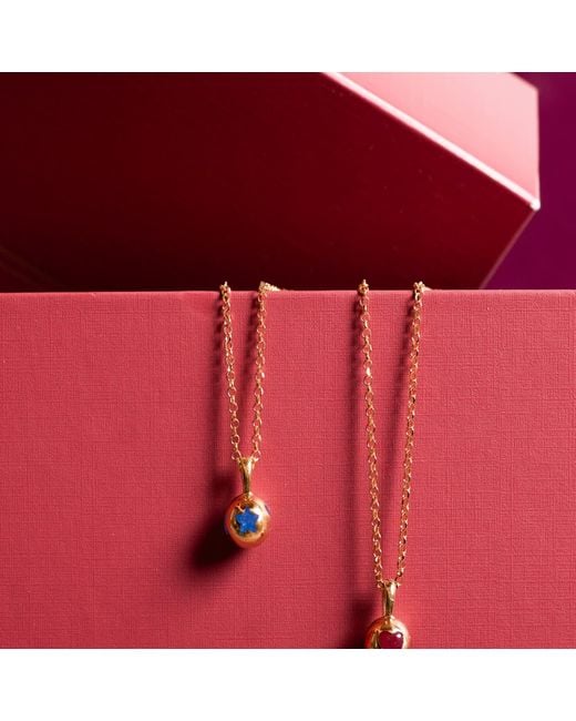 Myrto Katramadou Jewellery Yellow Melina Pendant-Plated Pine