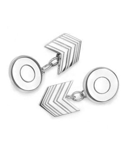 Lucy Quartermaine Metallic Arrow Cufflinks