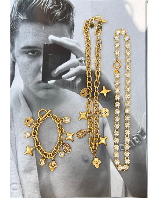 Sccollection Metallic Graziella Rhinestone Necklace