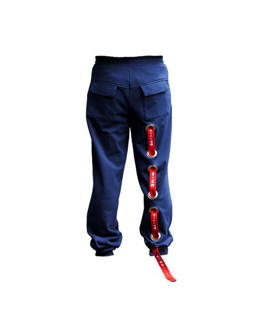 TOKKOU Blue Sweatpants Big Code