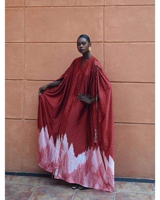 Flaunt Archive Red Suri Kaftan