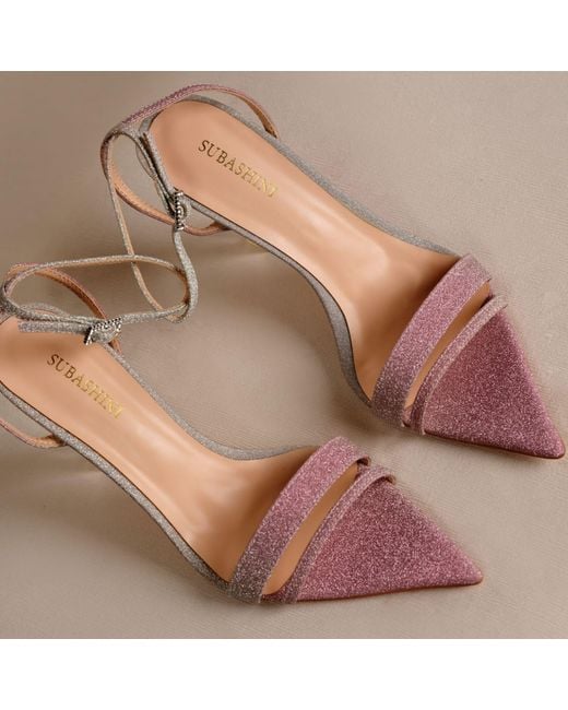 Subashini Heels Natural The Stardust