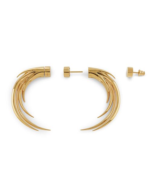 Kasun Metallic Flames Of Pyre Hoop Earrings
