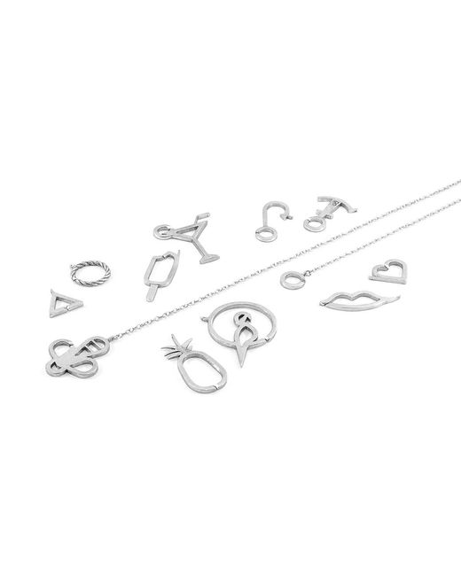 Anchor and Crew Metallic Little Heart Link Paradise Necklace Pendant
