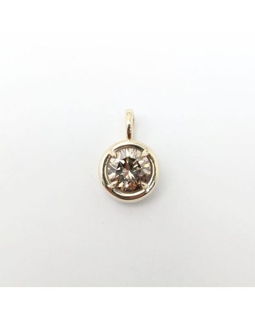 Rahul's Jewels Metallic 1.00 Carat Genuine Diamond Round Solstice Pendant