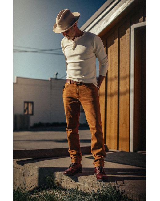 &SONS Trading Co Orange Andsons Brandon Jeans Tan for men