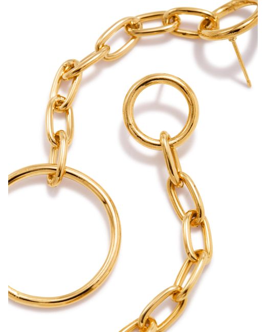Jaredjamin Metallic Chain Reaction Drop Post Earrings