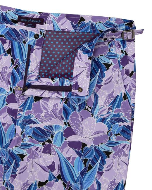 Lords of Harlech Blue Pool Floral Haze for men