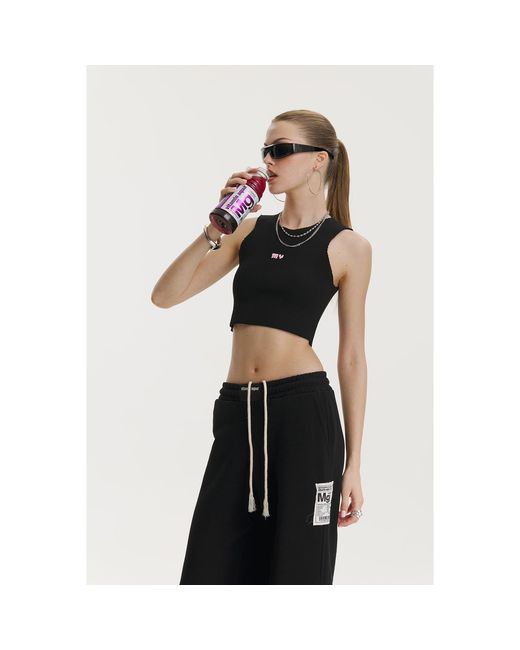 mysimplicated Black Offset Sweatpants W