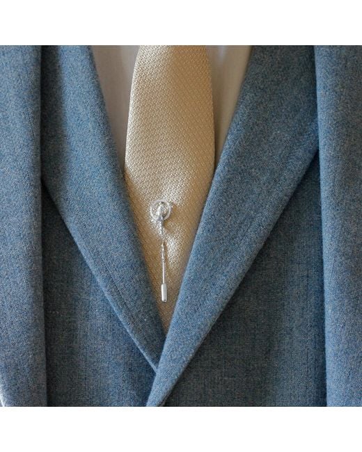 Lee Renee Metallic Parakeet Tie Pin – Upright for men