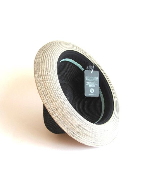 Dasmarca Hats Gray Dasmarca Florence Summer Two Tone Crushable Hat for men