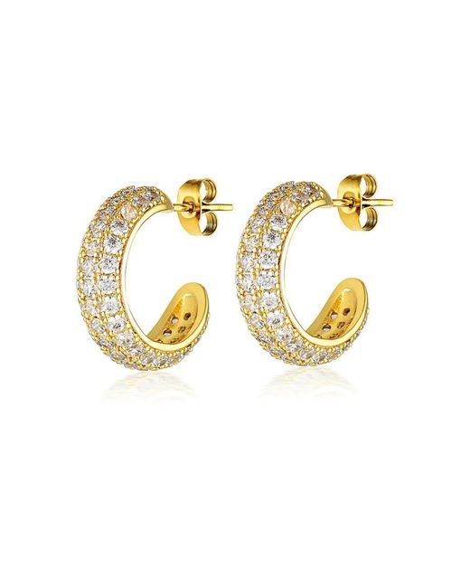 CENDRE Metallic Francoise Hoops
