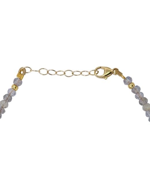Bombyx House Metallic Labradorite Bead Bracelet