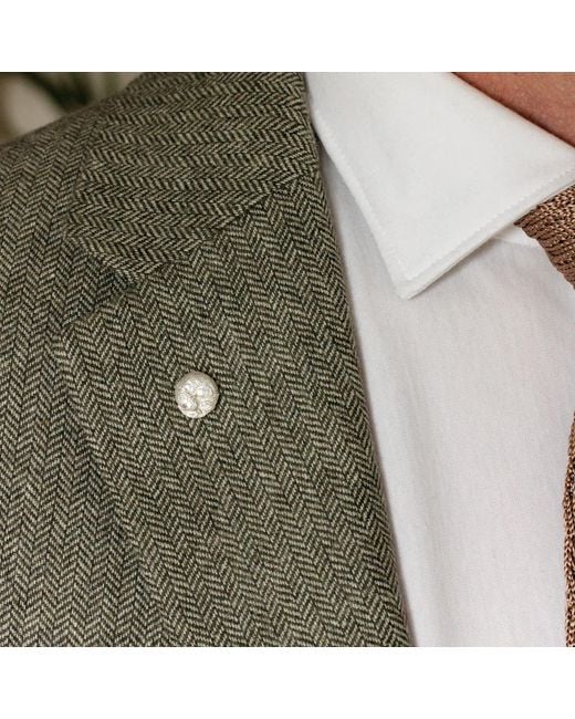 Lee Renee Gray Fox Lapel Pin – Sleeping for men