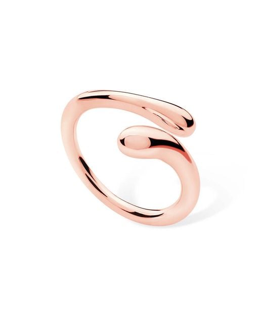Lucy Quartermaine Pink Open Drop Ring