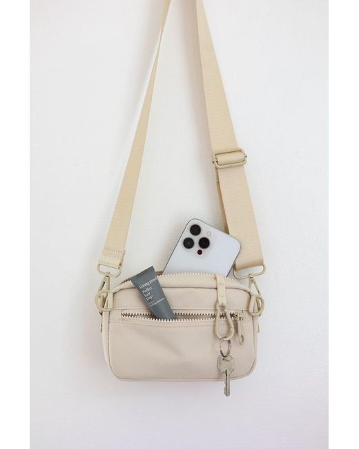augustnoa White Neutrals Fanny Pack