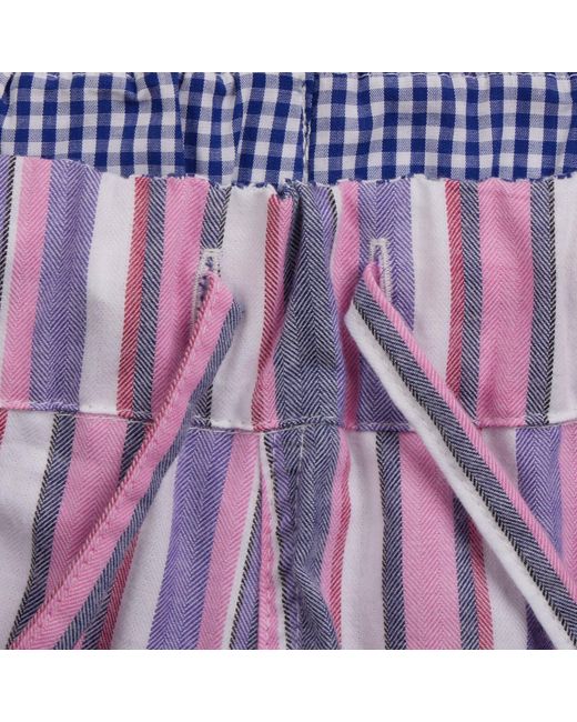 Lounge Purple Vaquita Organic Brushed Cotton Lounge Shorts for men