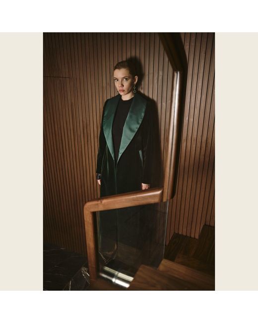 Roqaia Fashion House Green Velvet Noble