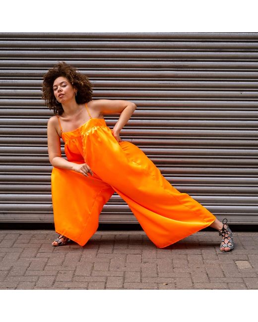 Blaise London Orange The Tawny Jumpsuit