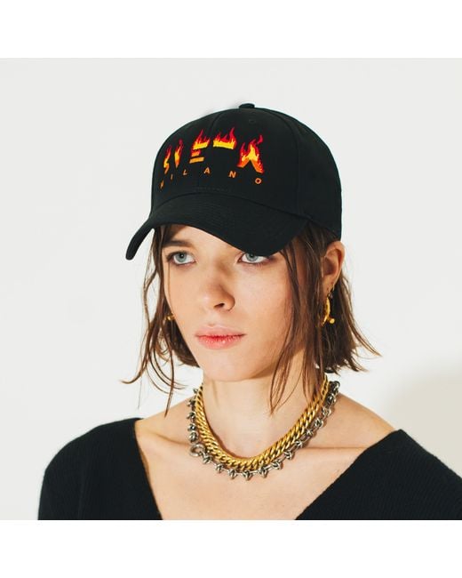 SVETA Milano Black Ty Baseball Cap