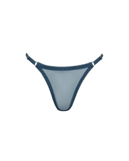 Daily Underwear Blue Adjustable Brazilian Panties Ocean Light
