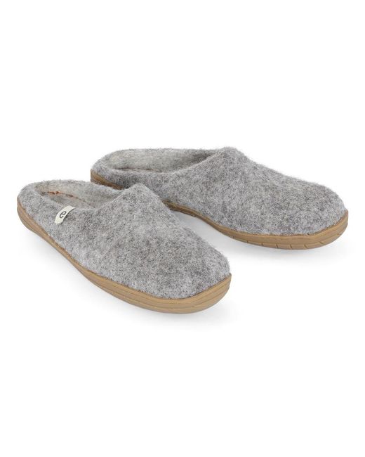 Egos Gray Natural Rubber Sole Slipper