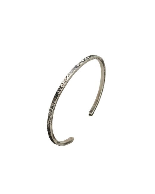 Posh Totty Designs Metallic S Molten Silver Cuff for men