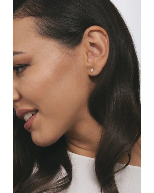 Lisa&Co. Metallic Earrings Mini Pearl Drop