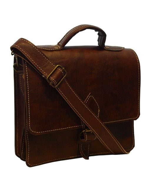 Berber Leather Brown The Casablanca Mini Satchel