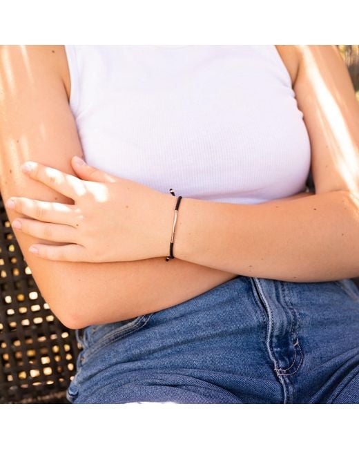 Harbour Uk White Bridge Vermeil Rope Bracelet