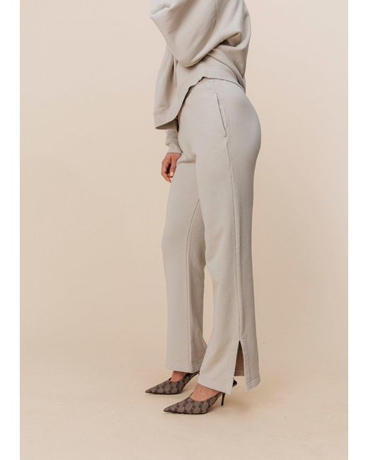 Ocio Leisurewear White Neutrals Flare Pant